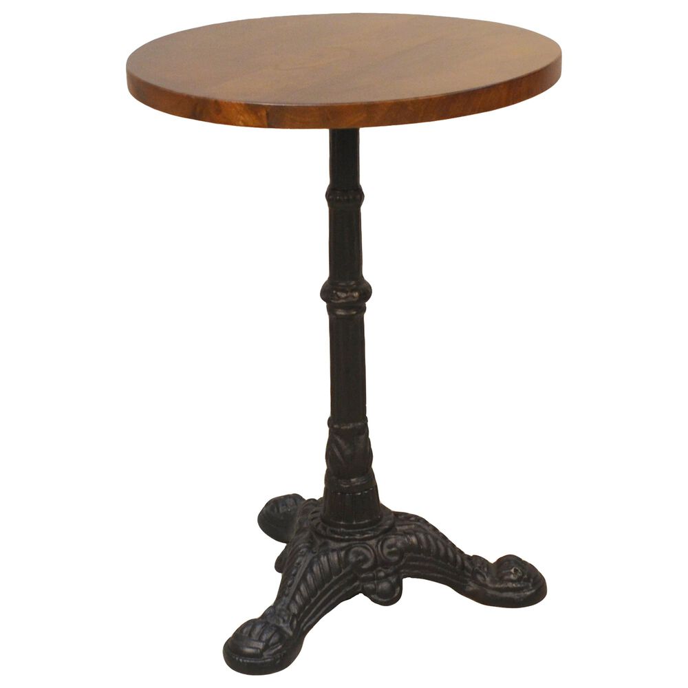 Carolina Chair and Table Brera Accent Table in Chestnut/Black, , large