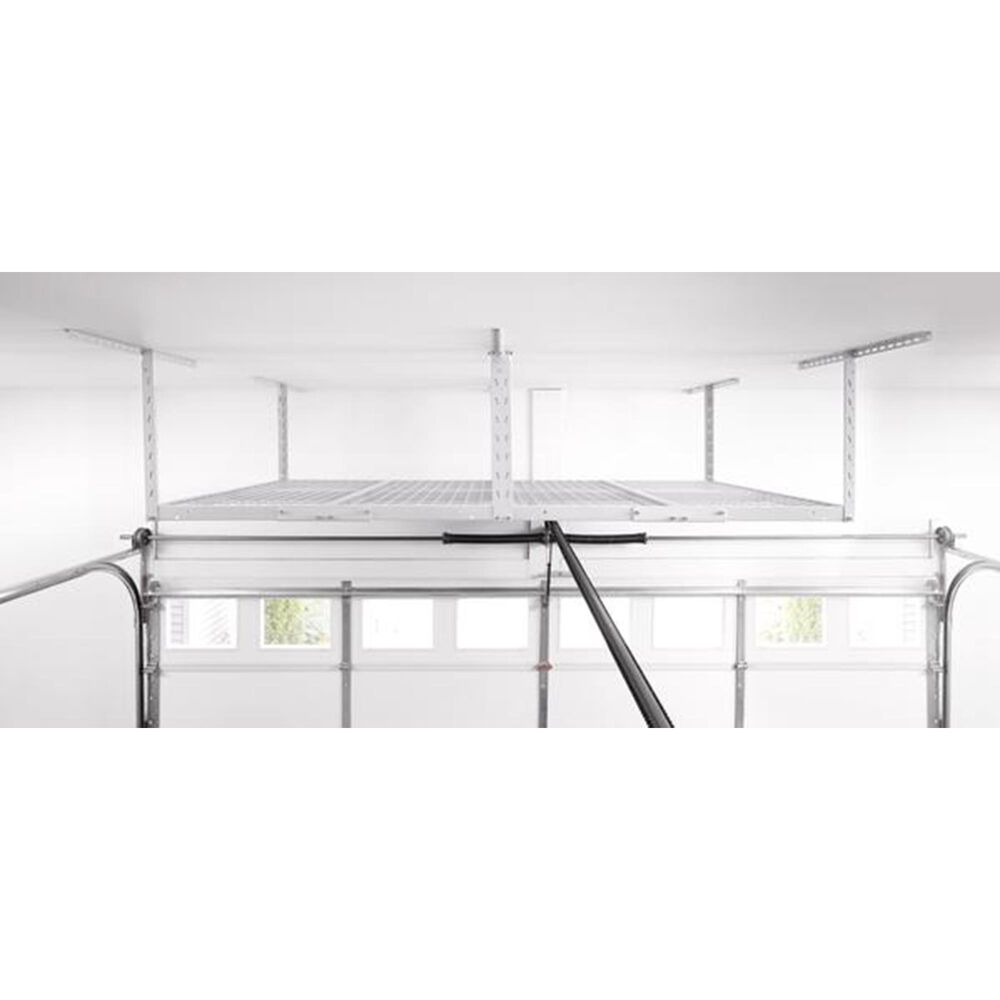 Gladiator 4&#39; x 8&#39; Overhead GearLoft Storage Rack in White, , large