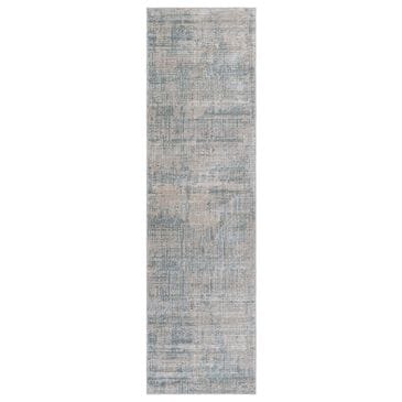 Surya Brunswick 2"7" x 10" Dusty Sage, Taupe, Light Gray, White, Pale Blue, Olive and Teal Runner, , large