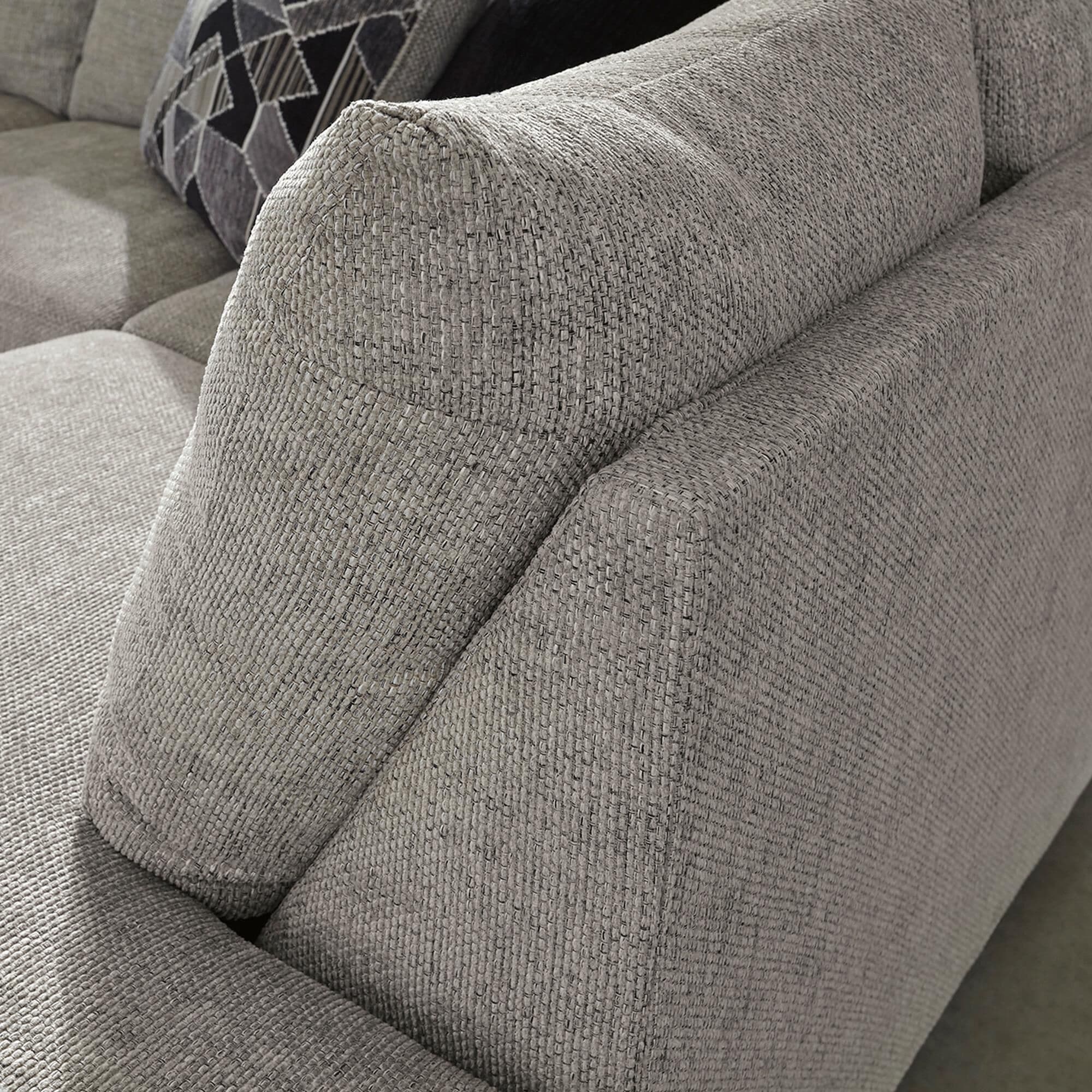 Megginson 2 piece sectional top with raf chaise