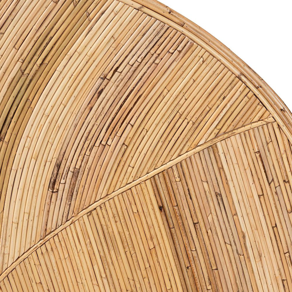 Baxton Studio Seana King Panel Headboard in Honey, , large