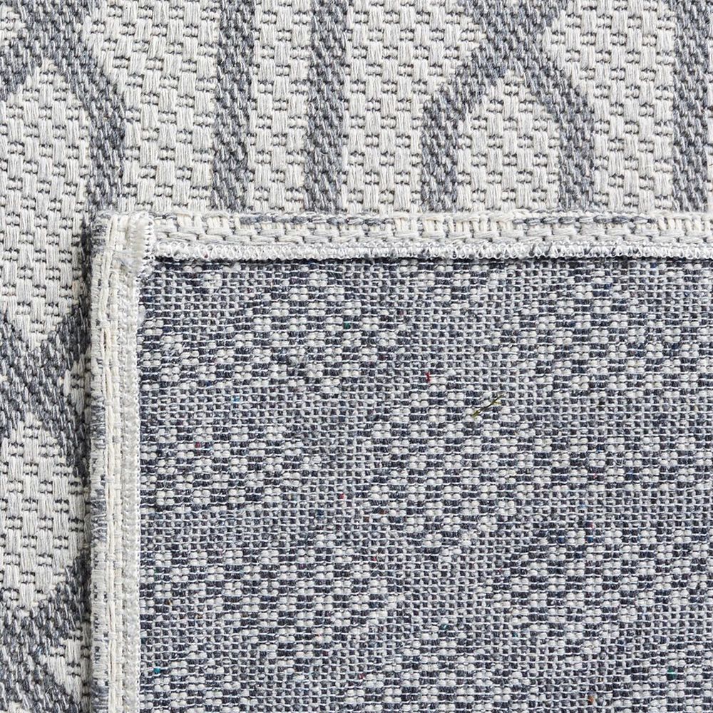 Safavieh Martha Stewart Cotton 2&#39; x 8&#39; Silver and Grey Runner, , large