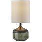 Adesso Marina Table Lamp in Black and Smoked Glass, , large