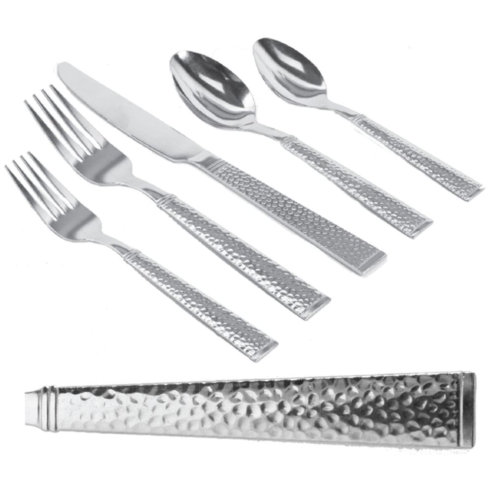 Gibson Home Everyday 20-Piece Flatware Set in Stainless Steel, , large
