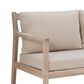 Linon Home Decor Teagon Outdoor Loveseat with Beige Cushions in Natural (Set of 2), , large