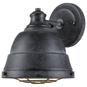Golden Lighting Bartlett 1-Light Wall Sconce in Black Patina, , large