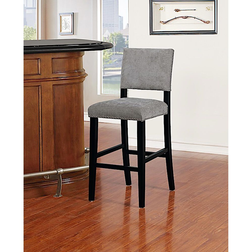 Linden Boulevard Cabrera Barstool in Dark Grey, , large