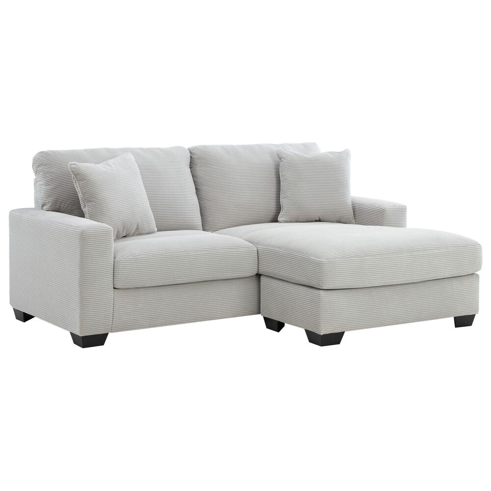 Ashley Greenbriar Stationary Sofa Chaise in Smoke, , large