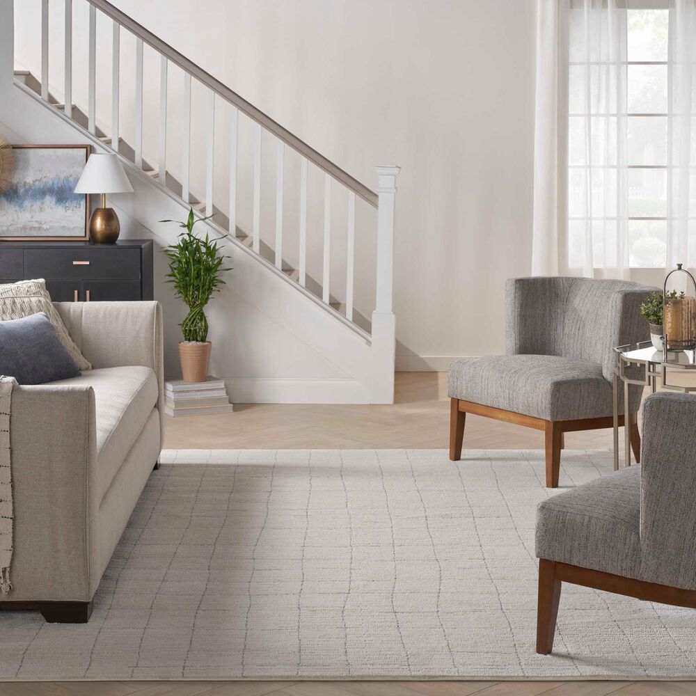 Nourison Andes 9&#39; x 12&#39; Grey Area Rug, , large