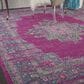 Nourison Passion PSN03 8" x 10" Fuchsia Area Rug, , large