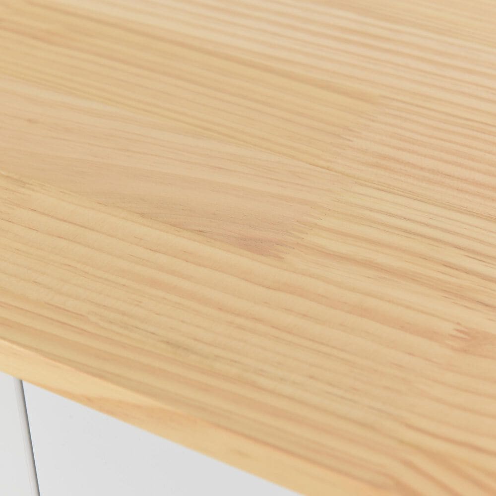 HOMLUX 53" Rolling Mobile Kitchen Island with Solid Wood Top and Locking Wheels in White, , large