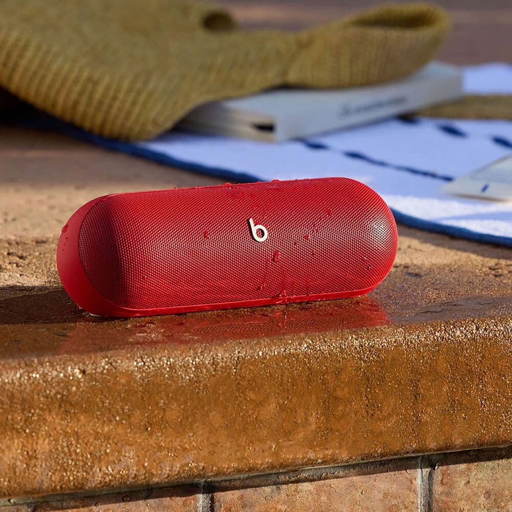 Beats Pill Portable Bluetooth Wireless Water in Statement Red, , large