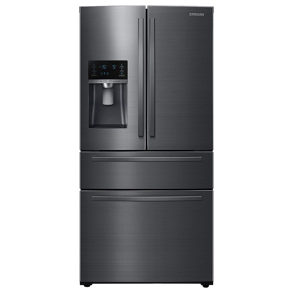 Samsung 25 Cu. Ft. 4-Door French-Door Refrigerator with Twin Cooling Plus in Black Stainless Steel, , large