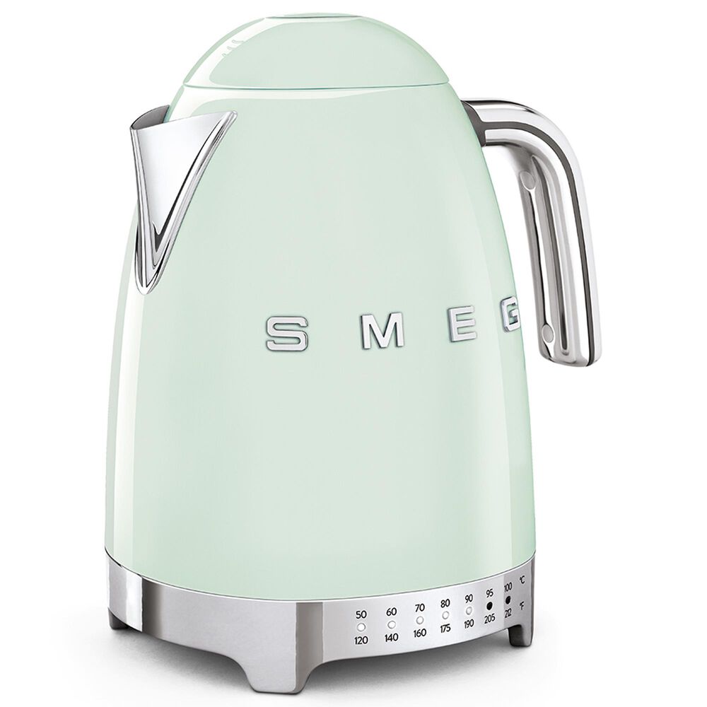 Retro Style 1.7L Electric Kettle | Red & Stainless Steel