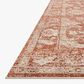 Loloi II Odette 4" x 6" Rust and Ivory Area Rug, , large
