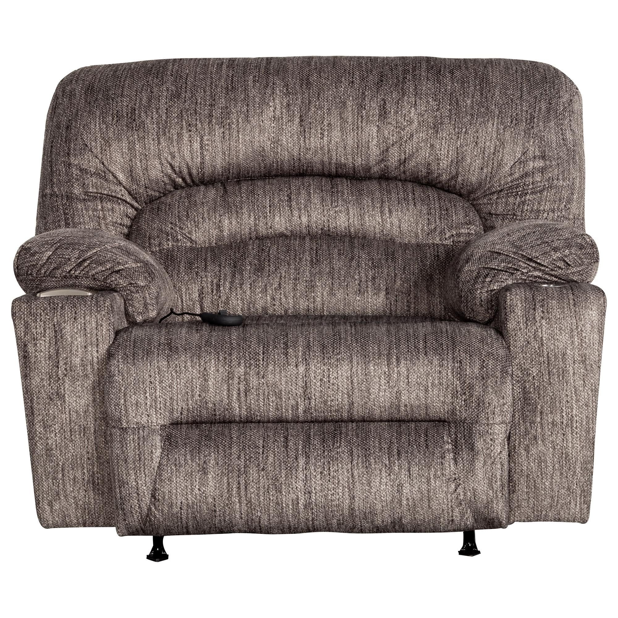 Moore Furniture Gradin Power Rocker Snuggler Recliner in Graphite