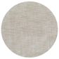 Surya Masterpiece Light Gray and Medium Gray 5"3" Round Area Rug, , large