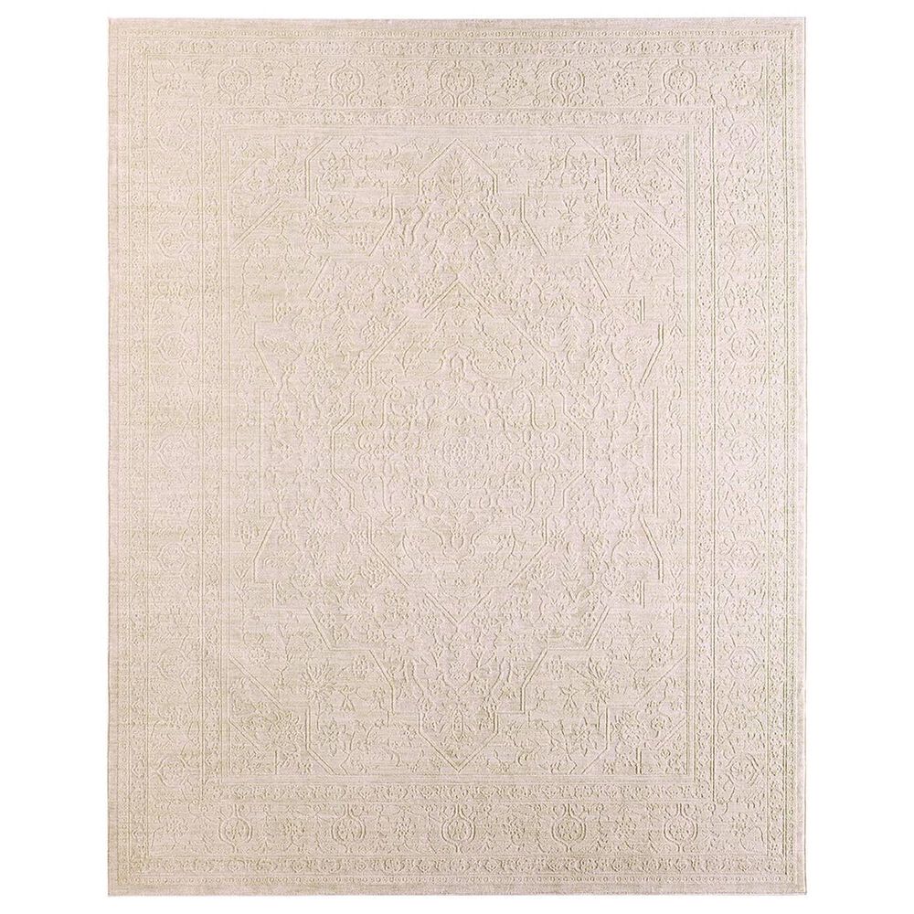 Jaipur Serenita Beyza White and Cream 6" x 9" Area Rug, , large
