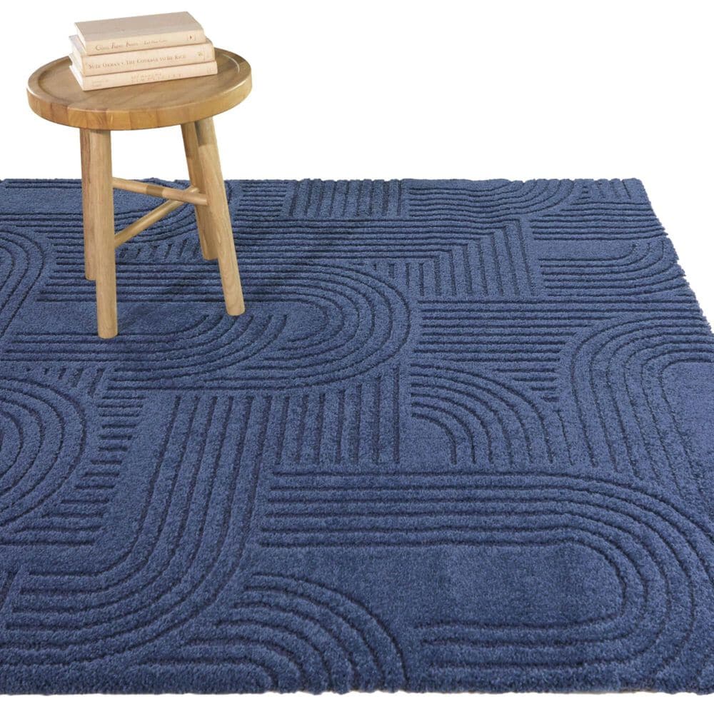 Balta Rugs Hazen 5&#39;3&quot; x 7&#39; Blue Area Rug, , large