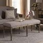 Baxton Studio Clairette Bench in Neutral Beige, , large
