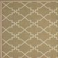 Oriental Weavers Marina 7765Y 7"10" Round Tan and Ivory Area Rug, , large