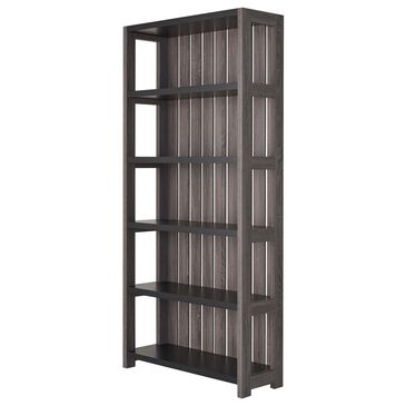 Furniture of America Moyer 5 Shelves Bookcase in Black and Gray, , large