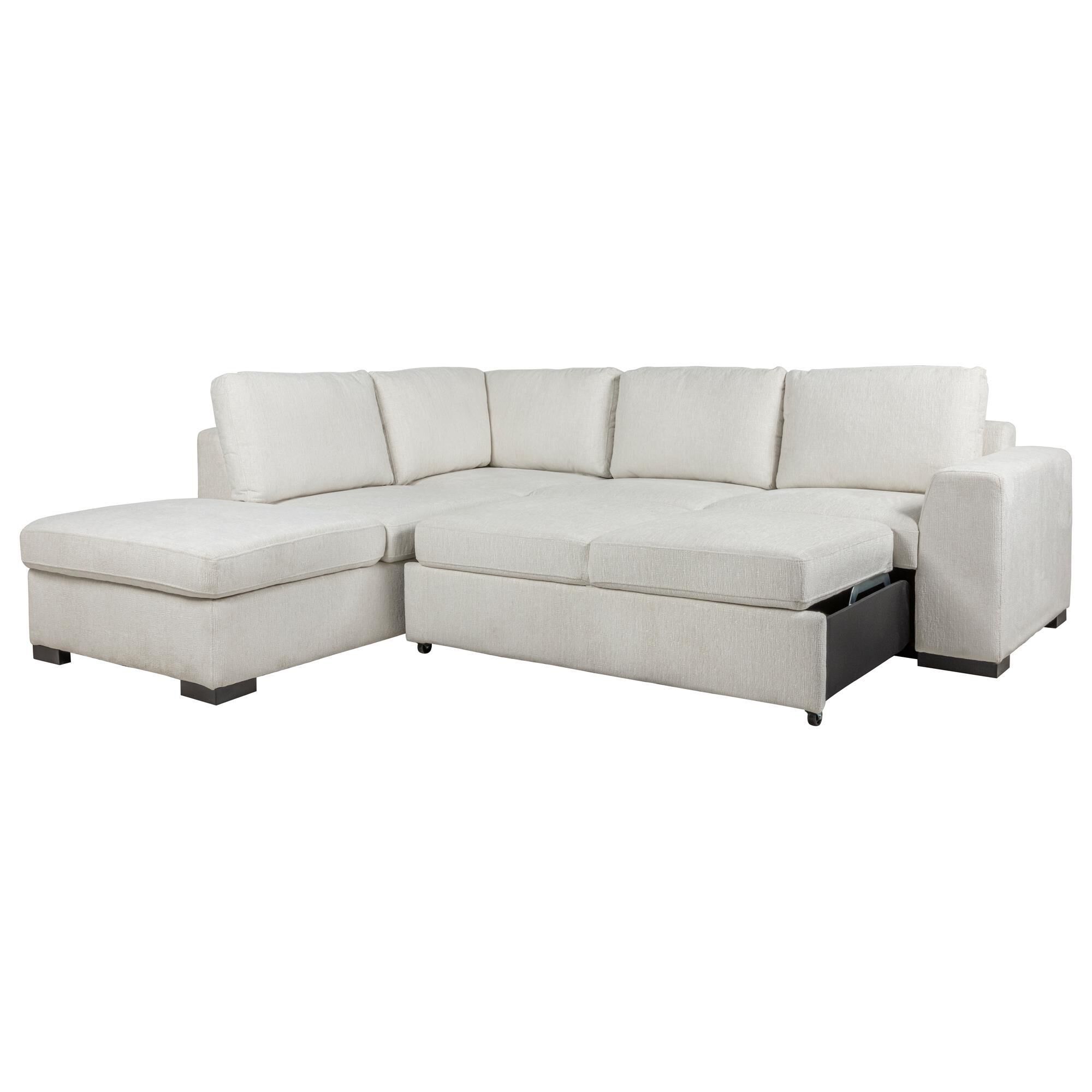 Sectional with pull out and hotsell storage