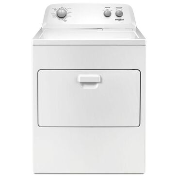 Whirlpool 7 Cu. Ft. Capacity Electric Dryer in White, , large