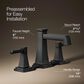 Kohler Riff Widespread Bathroom Sink Faucet in Matte Black, , large