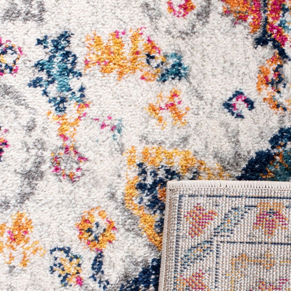 Safavieh Madison MAD603R 2&#39;3&quot; x 4&#39; Fuchsia and Ivory Scatter Rug, , large