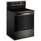 Whirlpool 5.3 Cu. Ft. Electric Range with Air Cooking Technology in Black-on-Stainless, , large