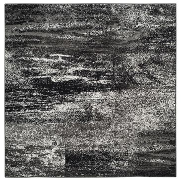 Safavieh Adirondack ADR112A 10" Square Silver and Black Area Rug, , large