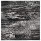 Safavieh Adirondack ADR112A 10" Square Silver and Black Area Rug, , large