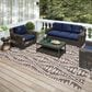 Dalyn Rug Company Sedona 6" x 9" Coffee Indoor/Outdoor Area Rug, , large