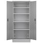 Gladiator Premier Pre-Assembled 84" Cabinet in Hammered White and Gray Slate, , large