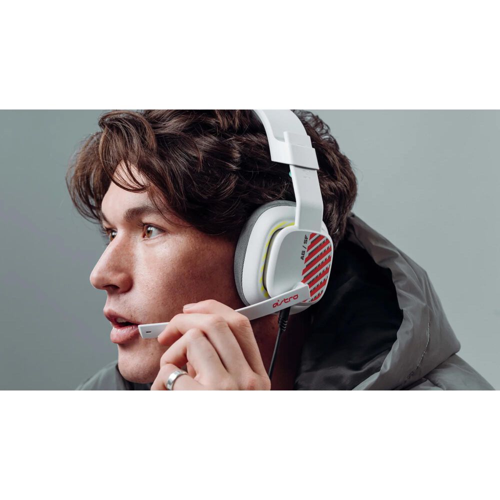 Logitech G Astro Series A10 Gen 2 Wired Stereo Over-ear Gaming Headset for PlayStation and PC with Flip-to-Mute Microphone in White, , large