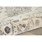 Nourison Fusion FSS11 7"10" x 10"6" Cream and Gray Area Rug, , large