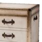 Baxton Studio Laura 2-Drawer End Table Trunk in White, , large