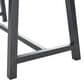 Hearth and Haven Carlie Outdoor Dining Table in Grey and Black - Table Only, , large