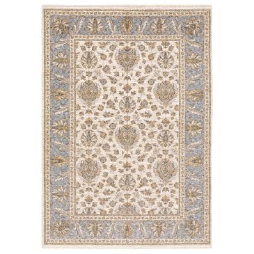 Oriental Weavers Maharaja Dakota 5091Z 2" x 3" Ivory and Blue Scatter Rug, , large