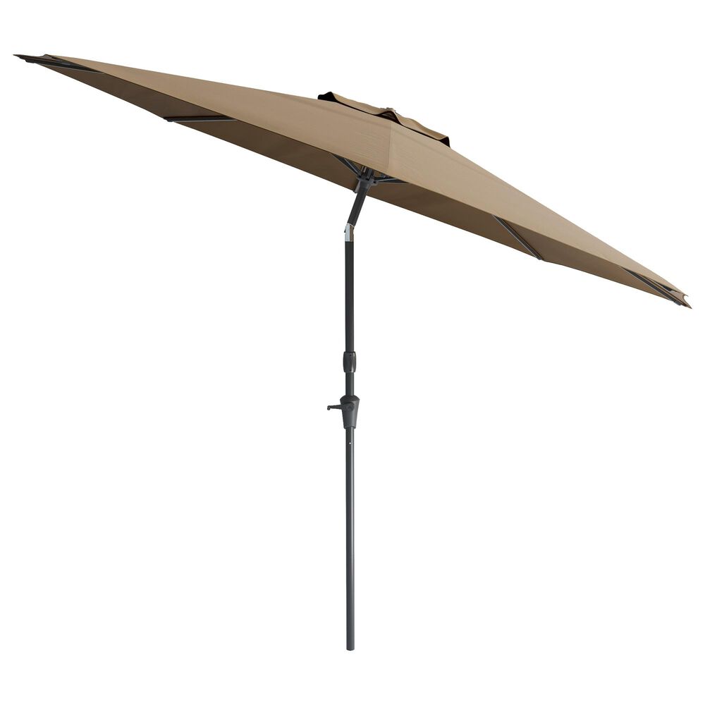 CorLiving 10&#39; UV &amp; Wind Resistant Patio Umbrella in Sandy Brown, , large