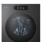 LG 5.8 Cu. Ft. Smart Front Load Washer and 9 Cu. Ft. Smart Electric Dryer Laundry Pair in Brushed Black Steel, , large