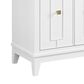 37B Kinsale 30" Single Bathroom Vanity Cabinet in Bright White with White Composite Stone Top and Backsplash, , large