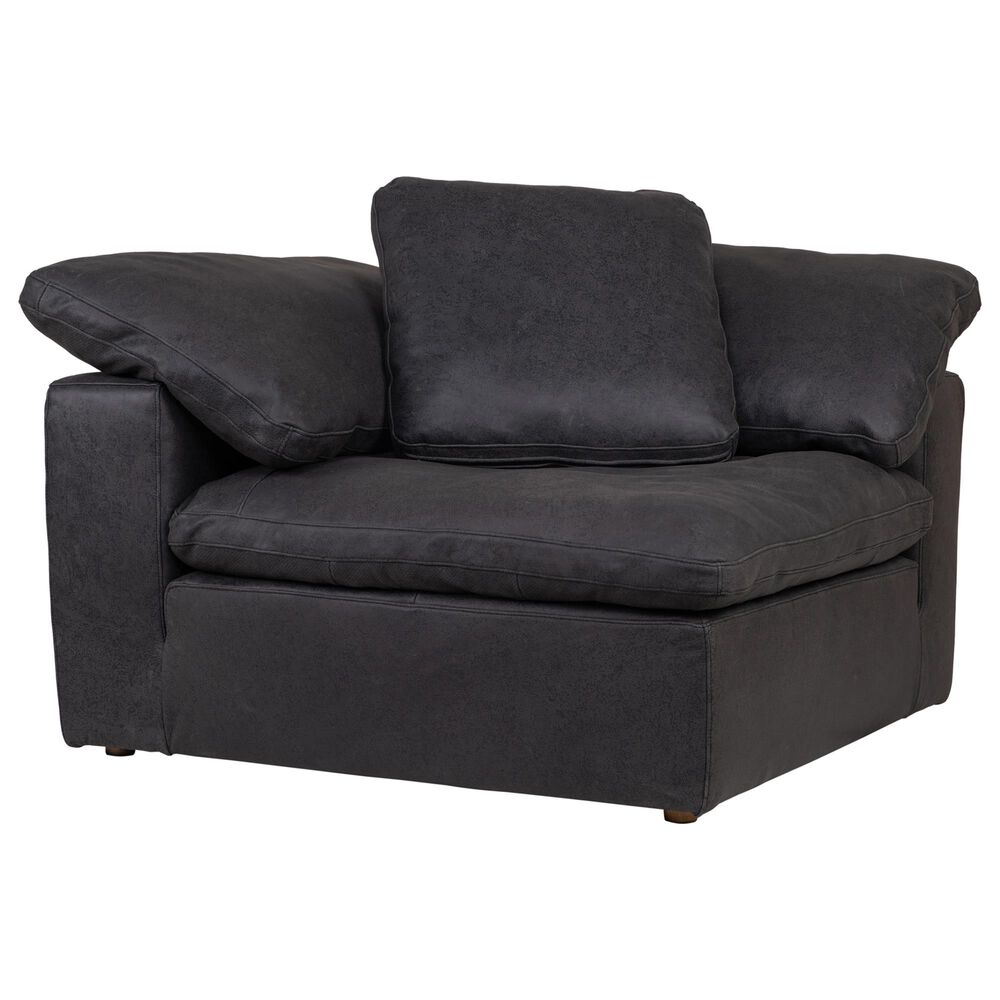 Moe"s Home Collection Clay Corner Chair in Black, , large