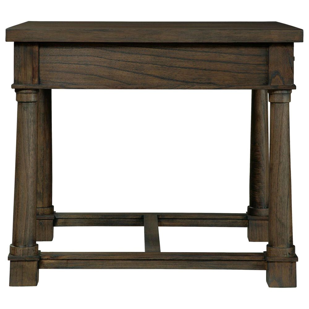 Hekman Linwood Rectangular End Table in Brown, , large