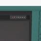 Legends Home Malibu 78" Fireplace TV Stand in Teal and Black, , large