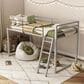 Furniture of America Haven Twin Loft Bed in Gray and Gold, , large
