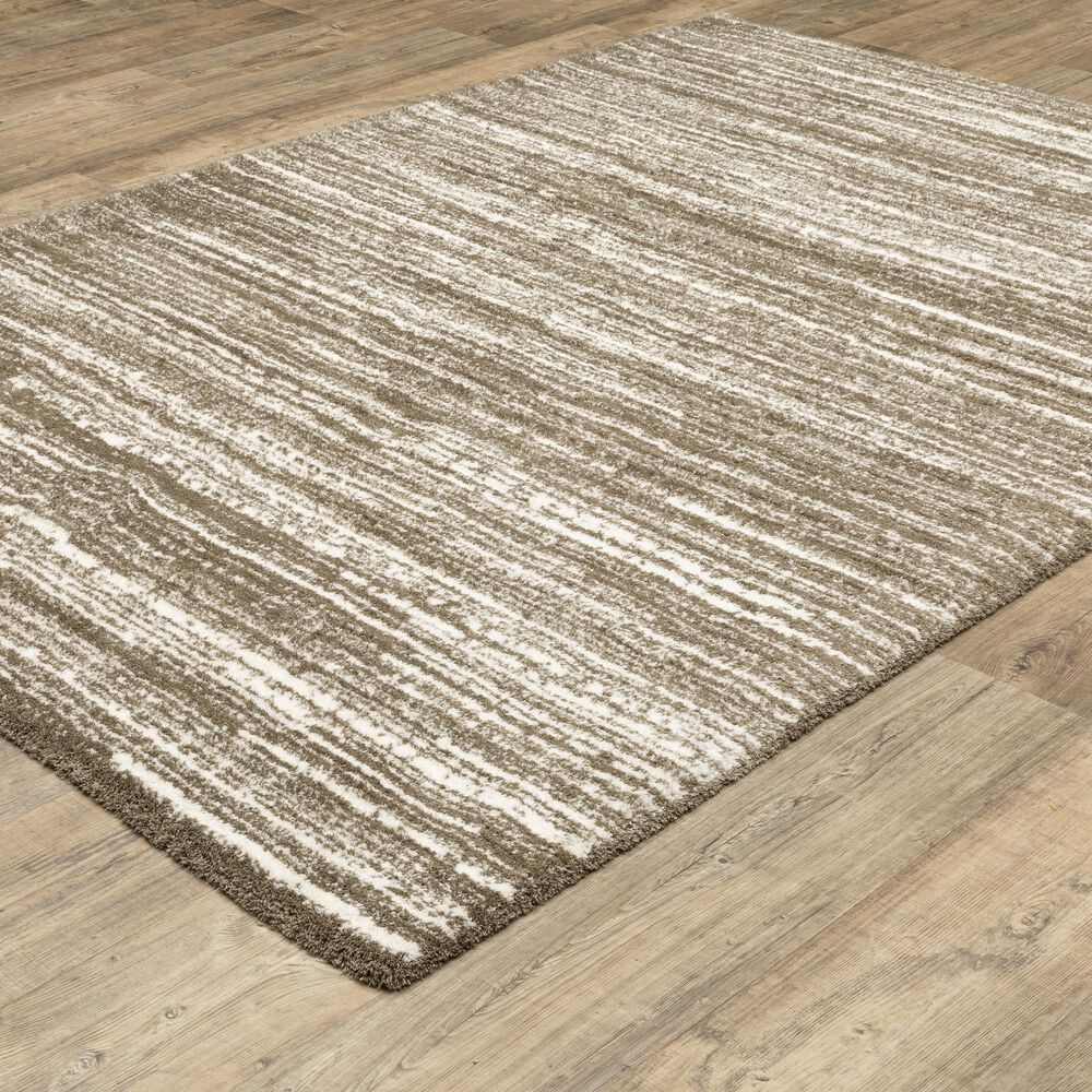 Oriental Weavers Galileo GAL05 Brown and Ivory 7&#39;10&quot; x 10&#39;10&quot; Area Rug, , large
