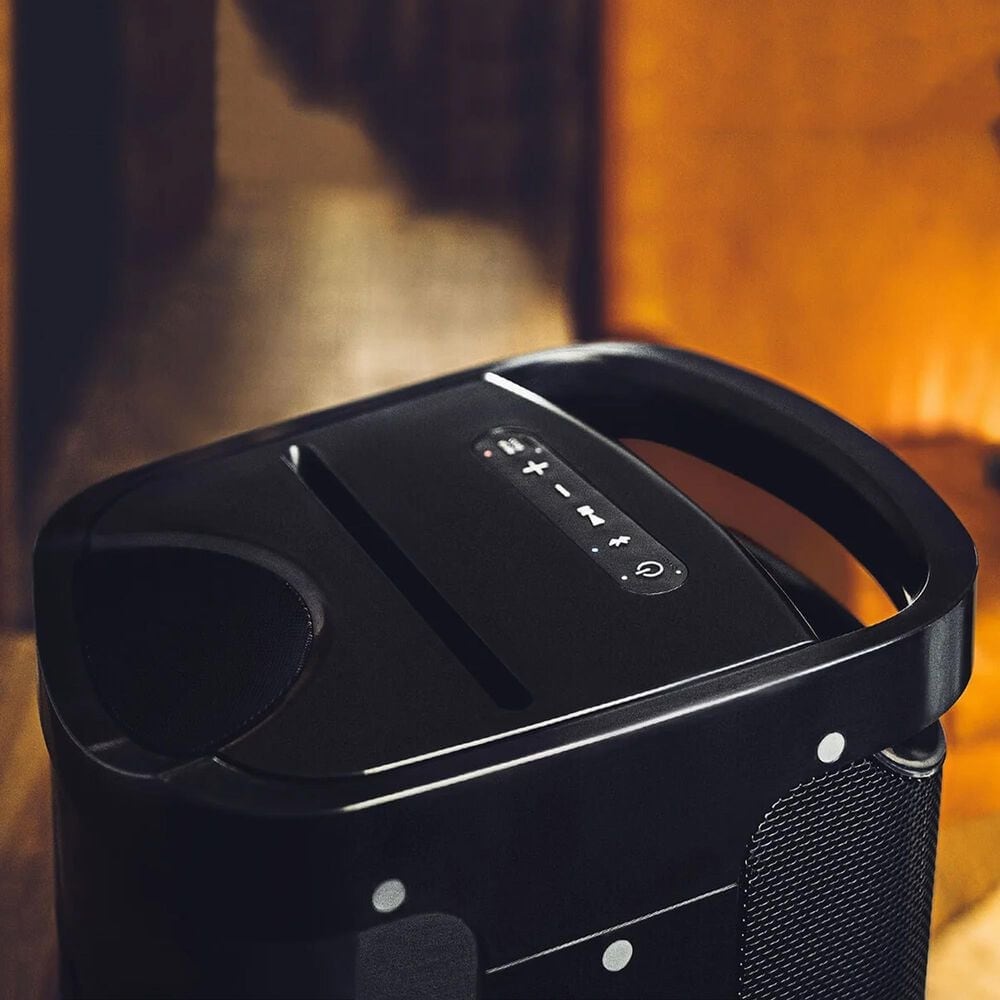 Sony Portable Bluetooth Wireless Party Speaker with ULT Mic Wireless Microphone in Black, , large