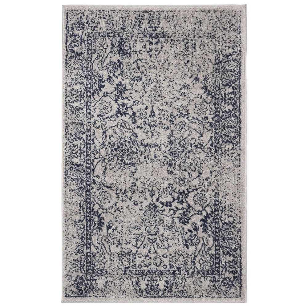 Safavieh Adirondack ADR109P 5&#39;1&quot; x 7&#39;6&quot; Grey and Navy Area Rug, , large